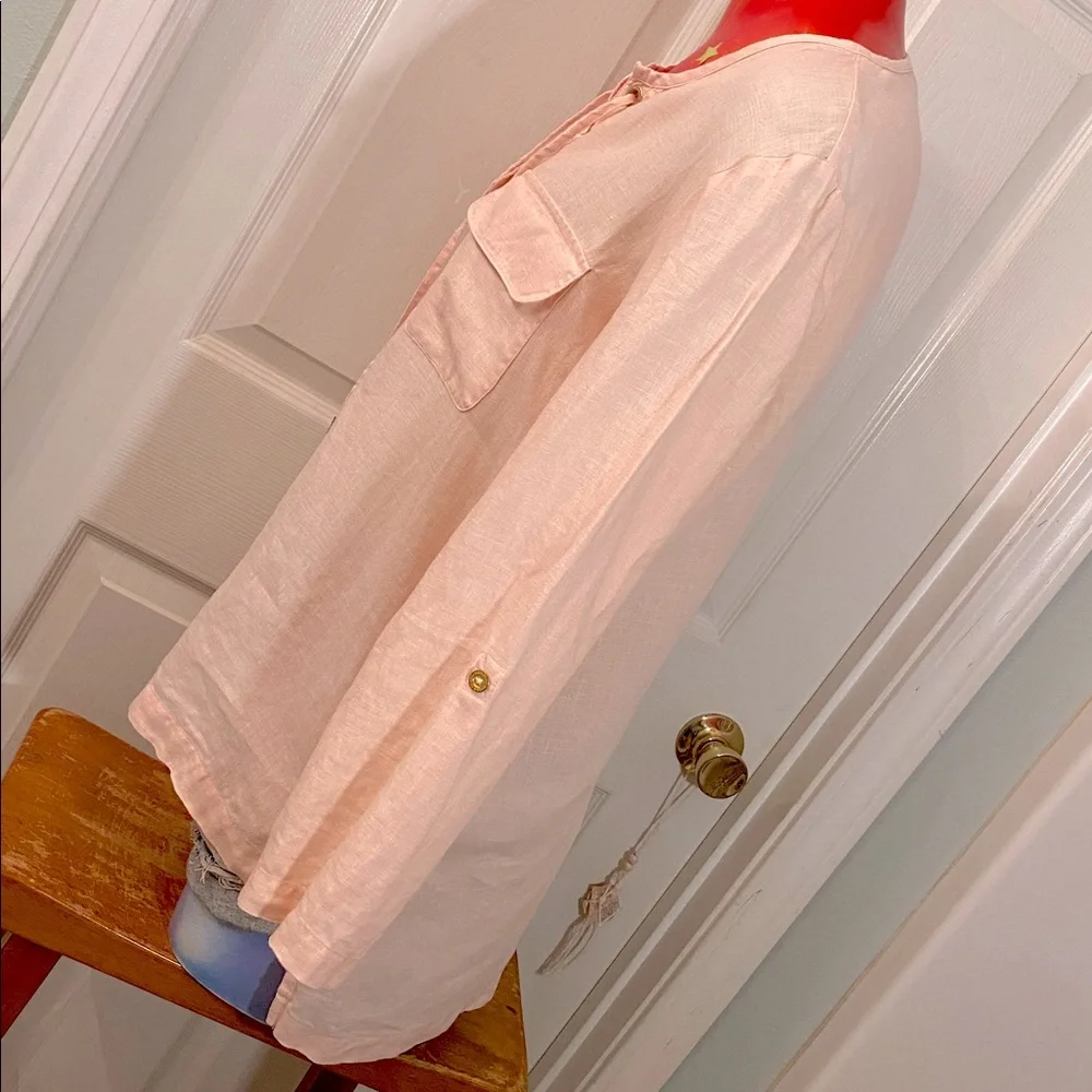 Ellen Tracy Soft Pink Top